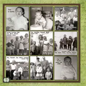 Album page 16 — Joey — baby years