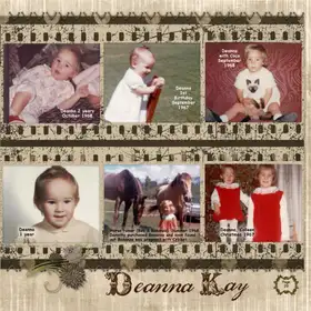 Album page 29 — Deanna — first years