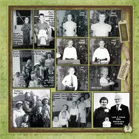 Album page 31 — Christmas 1960 & the 50th anniversary