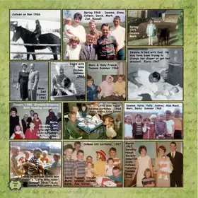 Album page 34 — Grammie & Grampie's 50th, 1968