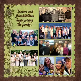 Album page 44 — The families grow