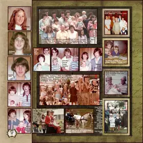 Album page 48 — First grandchildren, 1976